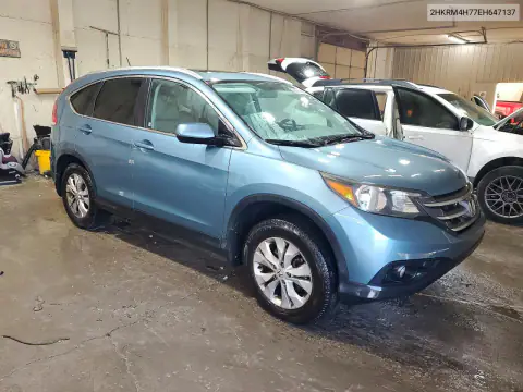 2HKRM4H77EH647137 — 2014 Honda CR-V, фото 4 с аукциона Copart, Сторона