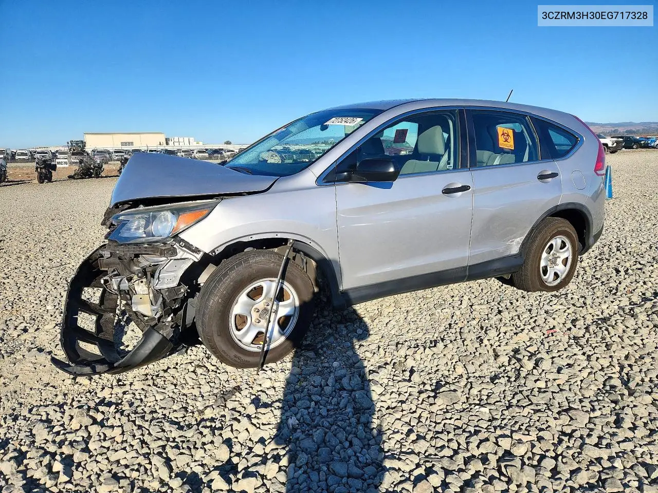 2014 Honda Cr-V Lx VIN 3CZRM3H30EG717328 фото 1