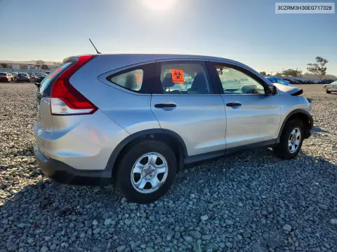 2014 Honda Cr-V Lx VIN 3CZRM3H30EG717328 фото 3