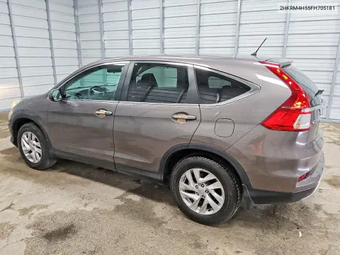 2015 Honda Cr-V Ex VIN 2HKRM4H55FH705181 фото 2