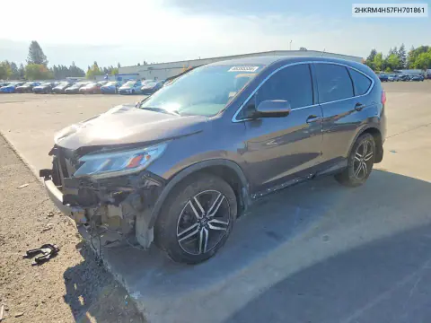 2HKRM4H57FH701861 — 2015 Honda CR-V, Передняя часть, фото до ремонта
