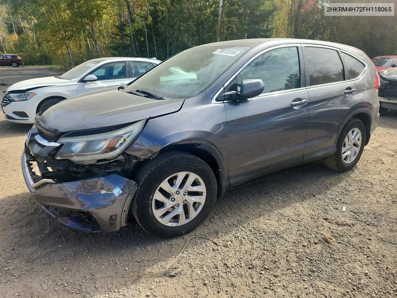 2HKRM4H72FH118065 Honda CR-V 2015 — повреждение Передняя часть, фото до ремонта