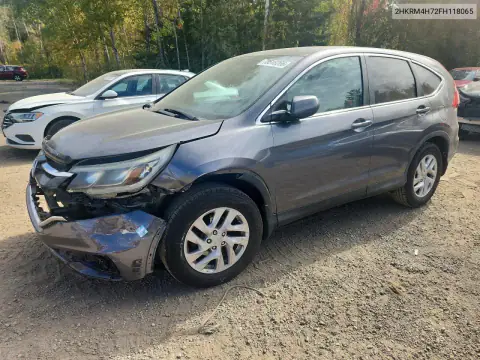2HKRM4H72FH118065 Honda CR-V 2015 — повреждение Передняя часть, фото до ремонта