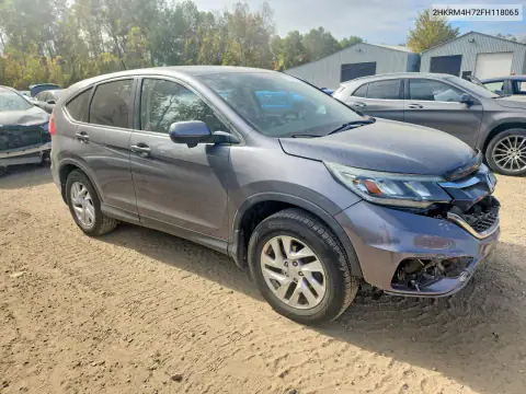 2HKRM4H72FH118065 — 2015 Honda CR-V, фото 4 с аукциона Copart, Передняя часть