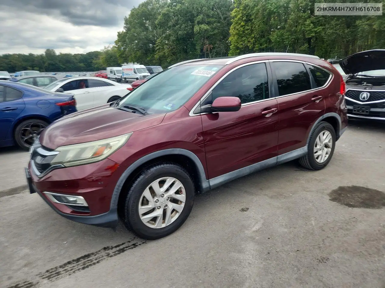 2015 Honda Cr-V Exl VIN 2HKRM4H7XFH616708 фото 1