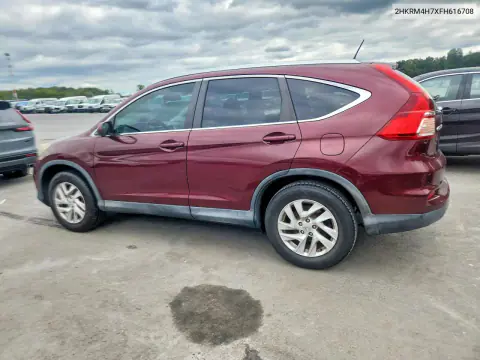 2015 Honda Cr-V Exl VIN 2HKRM4H7XFH616708 фото 2