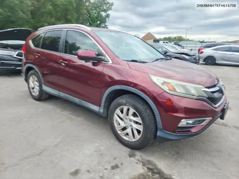 2015 Honda Cr-V Exl VIN 2HKRM4H7XFH616708 фото 4
