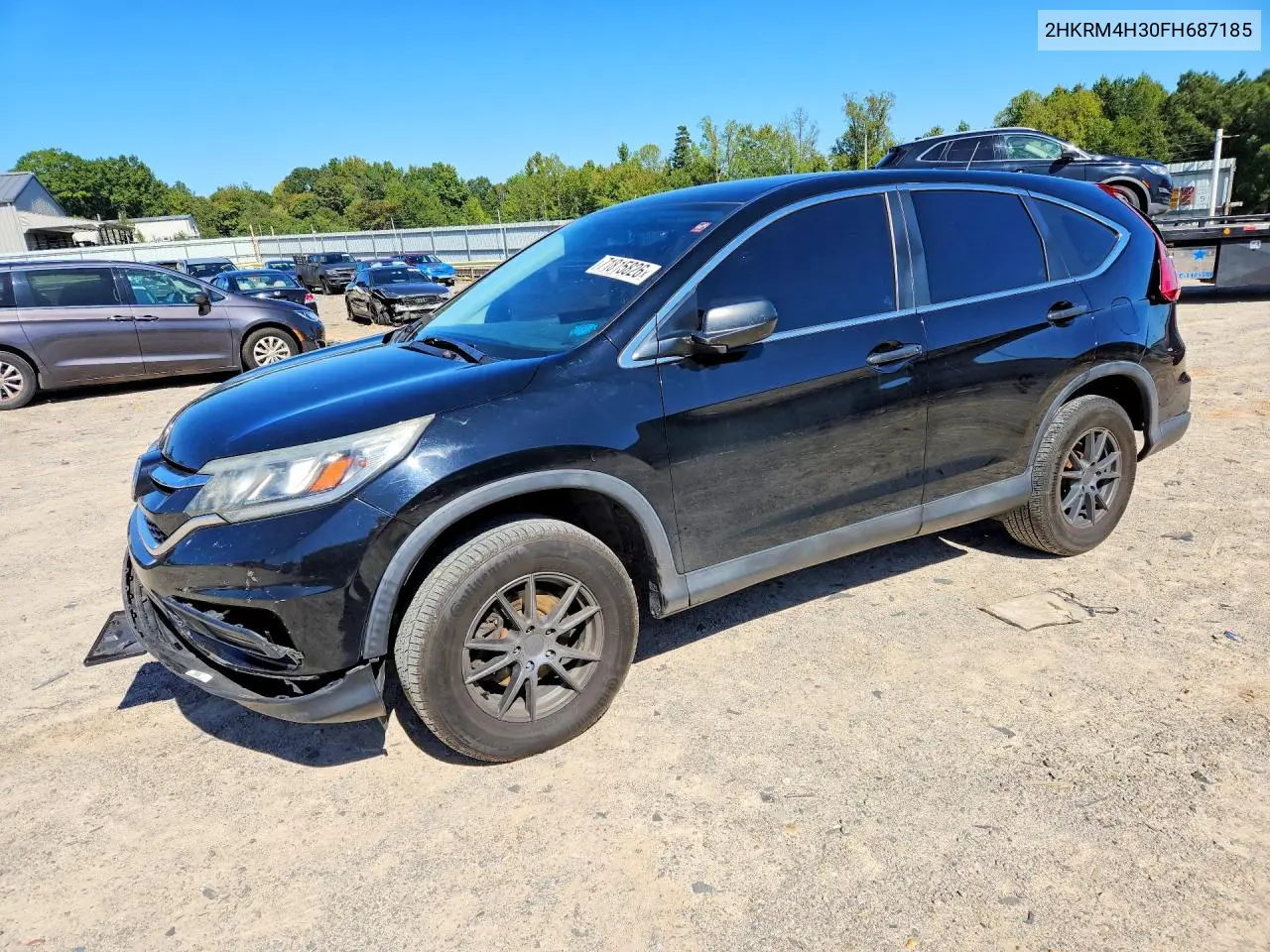 2HKRM4H30FH687185 Honda CR-V 2015 — повреждение Задняя часть, фото до ремонта