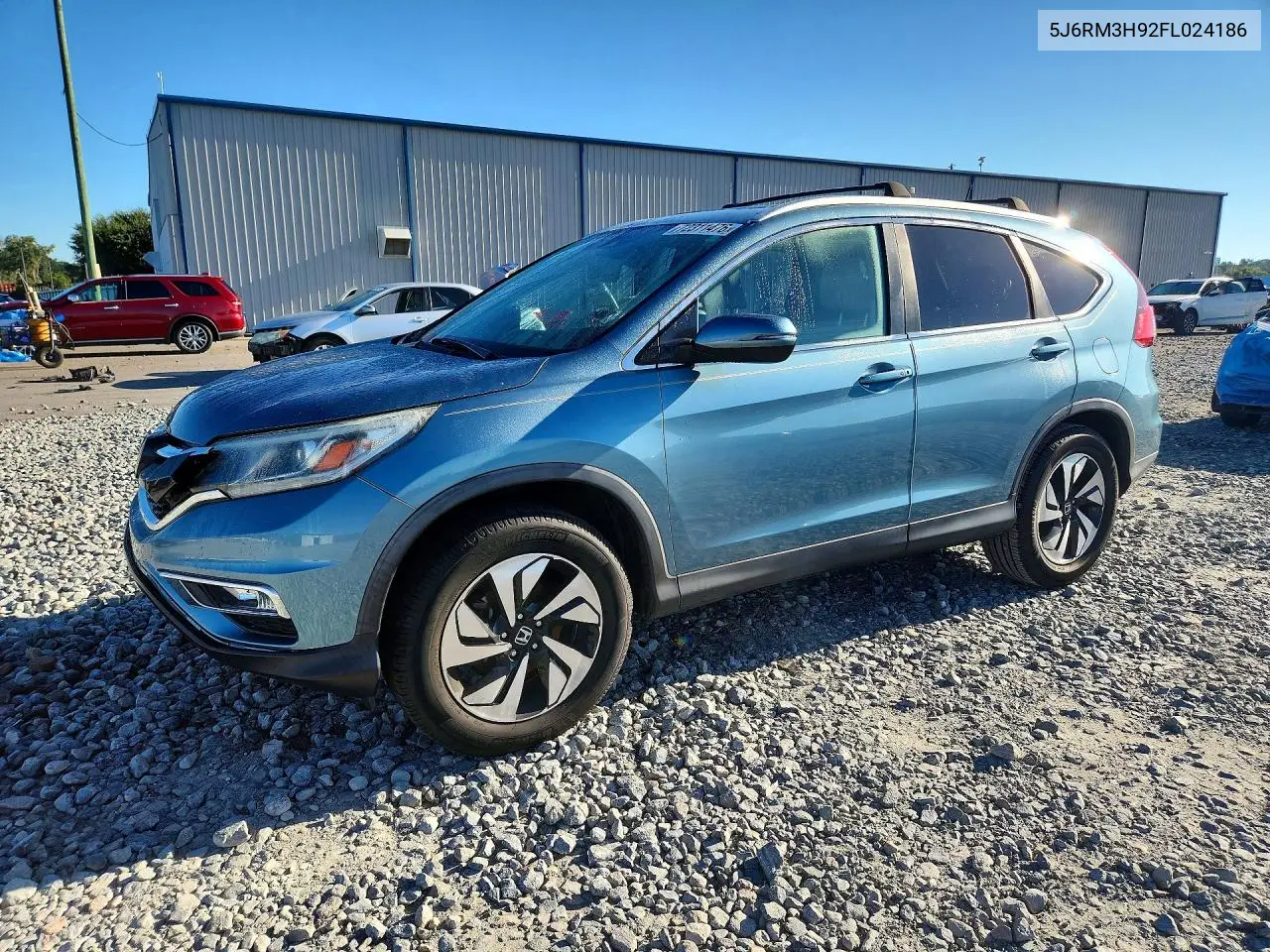 2015 Honda Cr-V Touring VIN 5J6RM3H92FL024186 фото 1