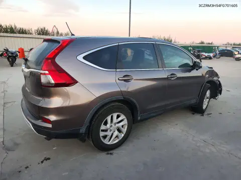 2015 Honda Cr-V Ex VIN 3CZRM3H54FG701605 фото 3