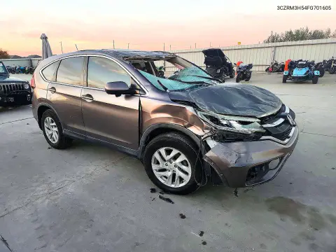 2015 Honda Cr-V Ex VIN 3CZRM3H54FG701605 фото 4