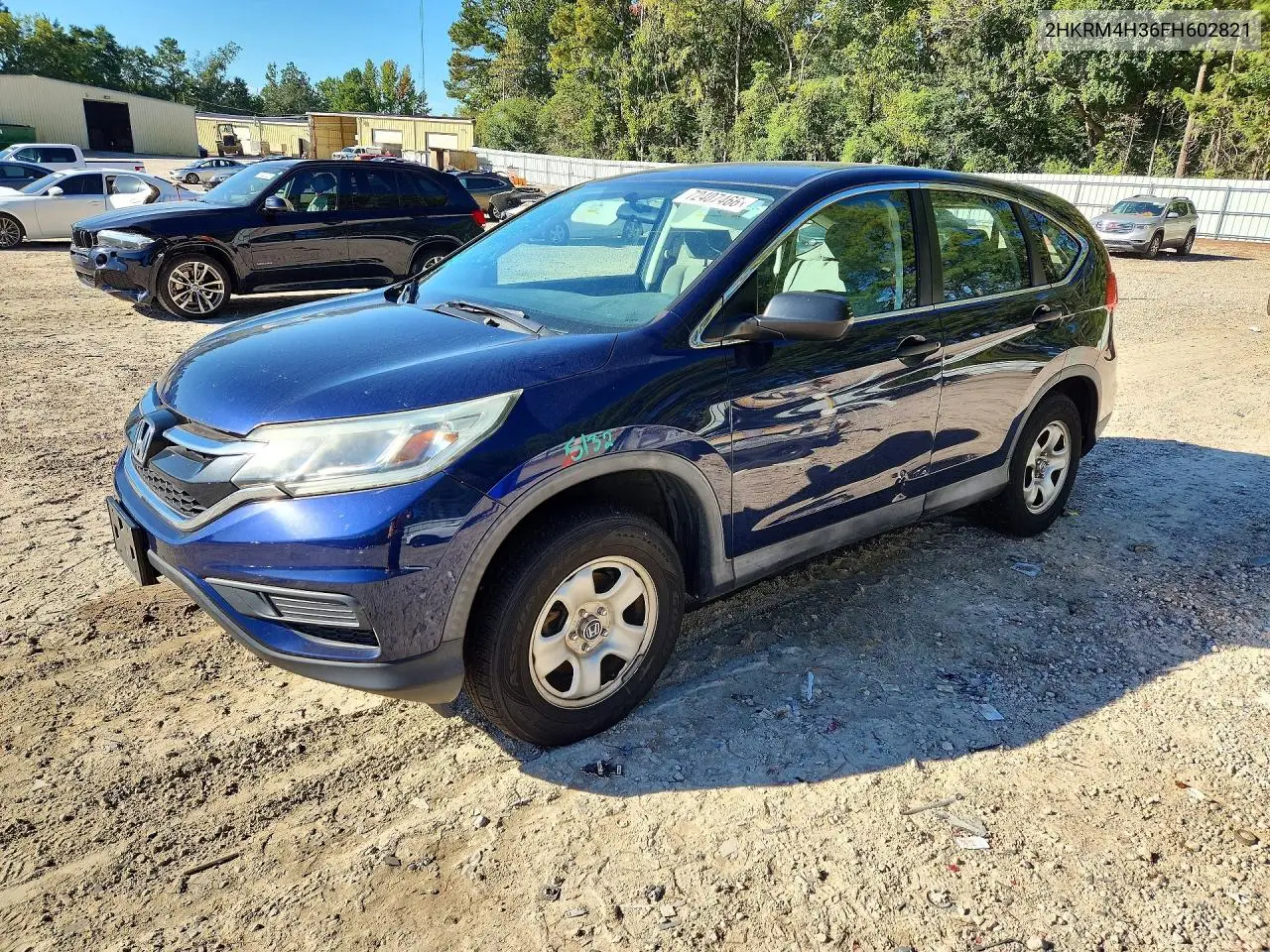 2HKRM4H36FH602821 Honda CR-V 2015 — повреждение Мелкие вмятины и царапины, фото до ремонта