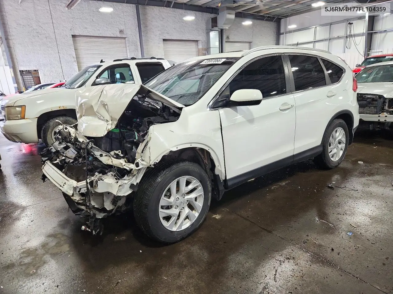 5J6RM4H77FL104359 Honda CR-V 2015 — повреждение Передняя часть, фото до ремонта