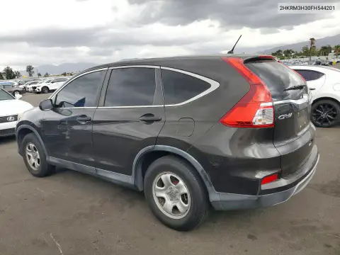 2015 Honda Cr-V Lx VIN 2HKRM3H30FH544201 фото 2