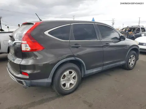 2015 Honda Cr-V Lx VIN 2HKRM3H30FH544201 фото 3