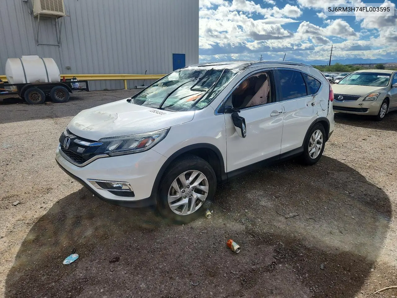 5J6RM3H74FL003595 Honda CR-V 2015 — повреждение Переворот, фото до ремонта