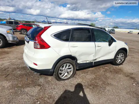 5J6RM3H74FL003595 — 2015 Honda CR-V, фото 3 с аукциона Copart, Переворот