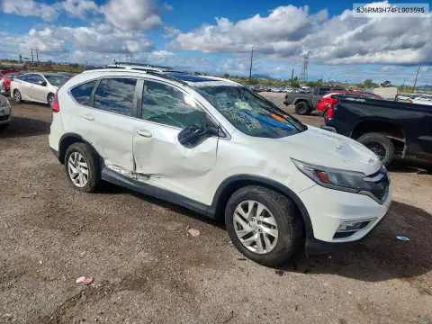 5J6RM3H74FL003595 — 2015 Honda CR-V, фото 4 с аукциона Copart, Переворот