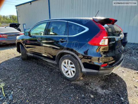 2016 Honda Cr-V Ex VIN 3CZRM3H51GG711154 фото 2