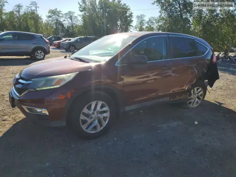 2HKRM4H52GH655888 — 2016 Honda CR-V, Задняя часть, фото до ремонта
