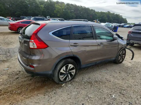 2016 Honda Cr-V Touring VIN 5J6RM4H97GL037751 фото 3