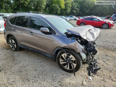 2016 Honda Cr-V Touring VIN 5J6RM4H97GL037751 фото 4
