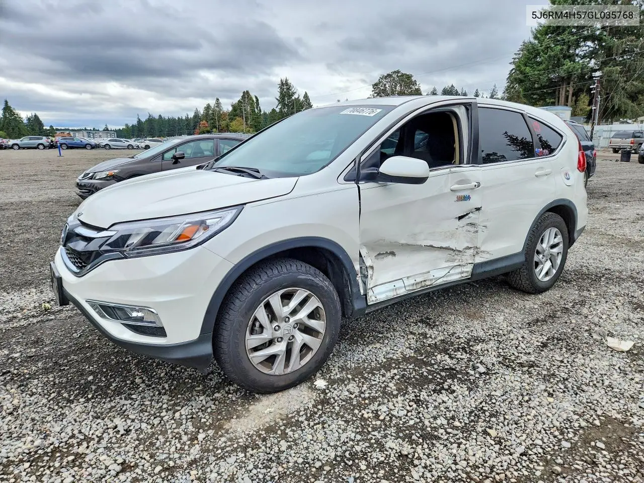 2016 Honda Cr-V Ex VIN 5J6RM4H57GL035768 фото 1