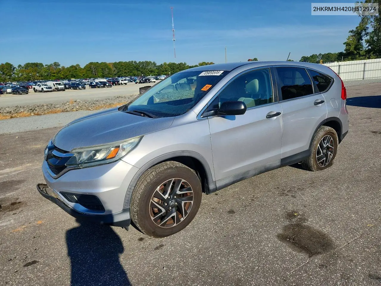 2016 Honda Cr-V Se VIN 2HKRM3H42GH512974 фото 1