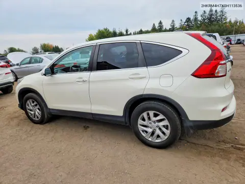 2016 Honda Cr-V Exl VIN 2HKRM4H7XGH113536 фото 3