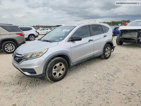 2016 Honda Cr-V Lx VIN 2HKRM3H35GH568513 фото 1