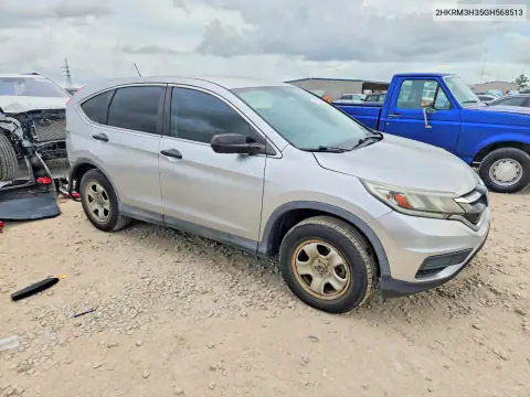 2016 Honda Cr-V Lx VIN 2HKRM3H35GH568513 фото 4