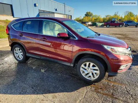 5J6RM4H53GL072896 — 2016 Honda CR-V, фото 4 с аукциона Copart, Задняя часть