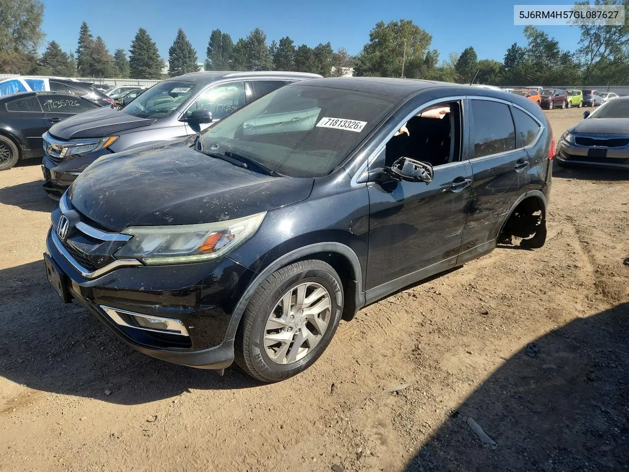 2016 Honda Cr-V Ex VIN 5J6RM4H57GL087627 фото 1
