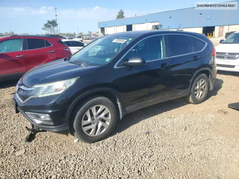 2016 Honda Cr-V Ex VIN 2HKRM4H51GH634661 фото 1