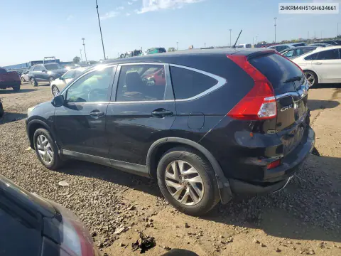 2016 Honda Cr-V Ex VIN 2HKRM4H51GH634661 фото 2