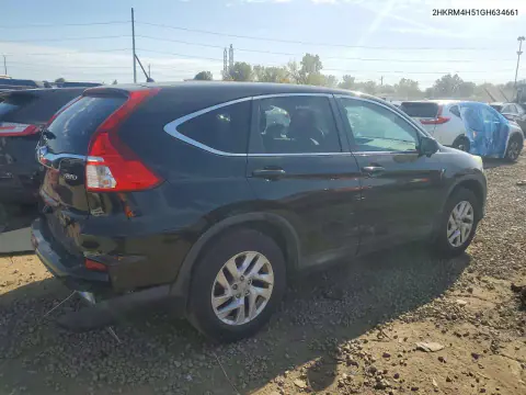 2016 Honda Cr-V Ex VIN 2HKRM4H51GH634661 фото 3