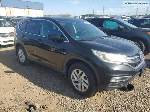 2016 Honda Cr-V Ex VIN 2HKRM4H51GH634661 фото 4