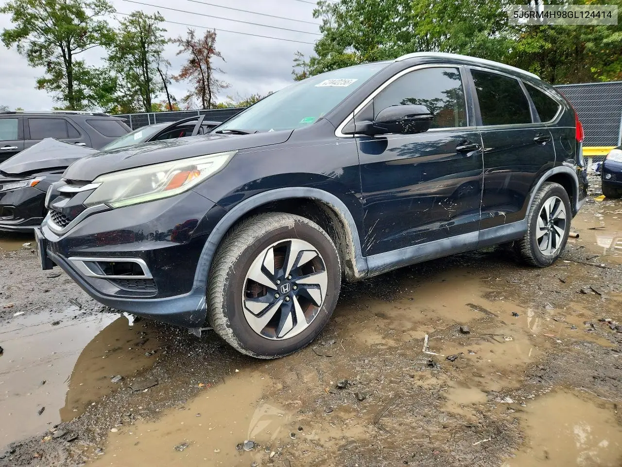 2016 Honda Cr-V Touring VIN 5J6RM4H98GL124414 фото 1