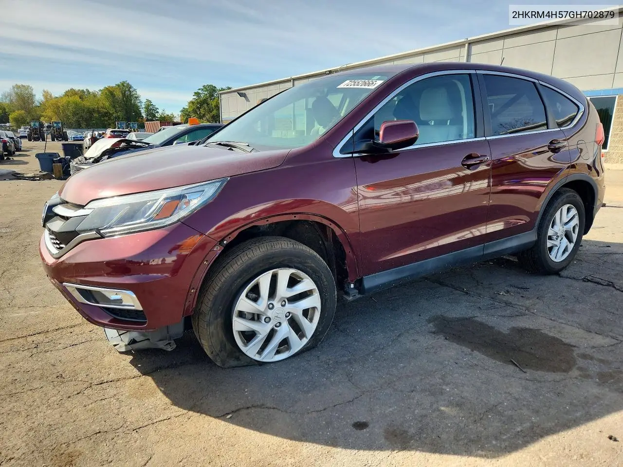 2016 Honda Cr-V Ex VIN 2HKRM4H57GH702879 фото 1