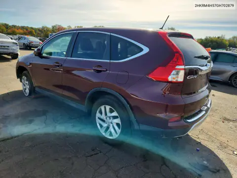 2016 Honda Cr-V Ex VIN 2HKRM4H57GH702879 фото 2