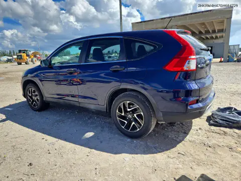 2016 Honda Cr-V Se VIN 2HKRM4H47GH684729 фото 2