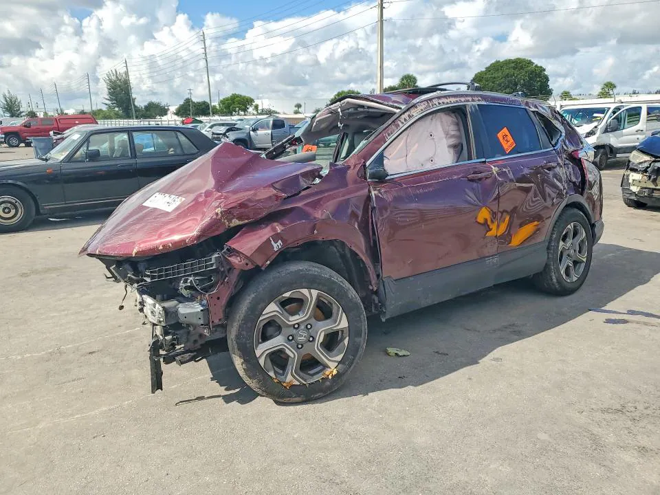 2017 HONDA CR-V VIN 7FARW1H80HE007506 фото 1