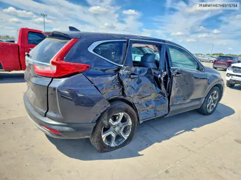 2017 Honda Cr-V Ex VIN 7FARW1H57HE015754 фото 3