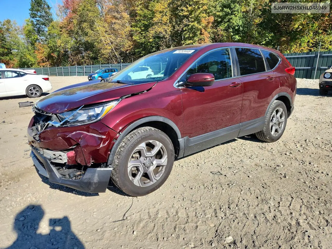 2017 Honda Cr-V Ex VIN 5J6RW2H5XHL048949 фото 1