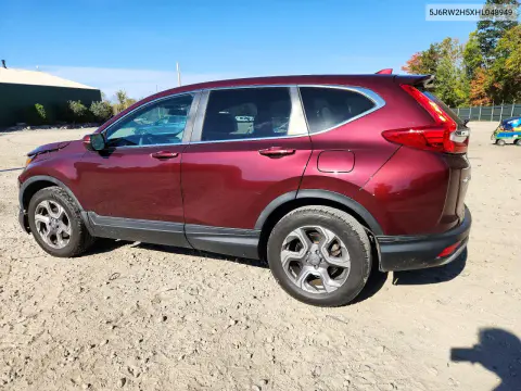 2017 Honda Cr-V Ex VIN 5J6RW2H5XHL048949 фото 2