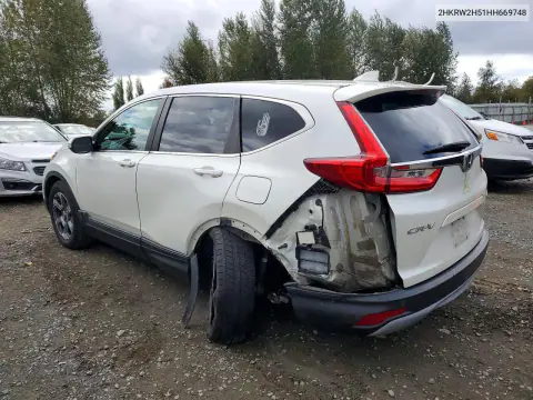 2017 Honda Cr-V Ex VIN 2HKRW2H51HH669748 фото 2