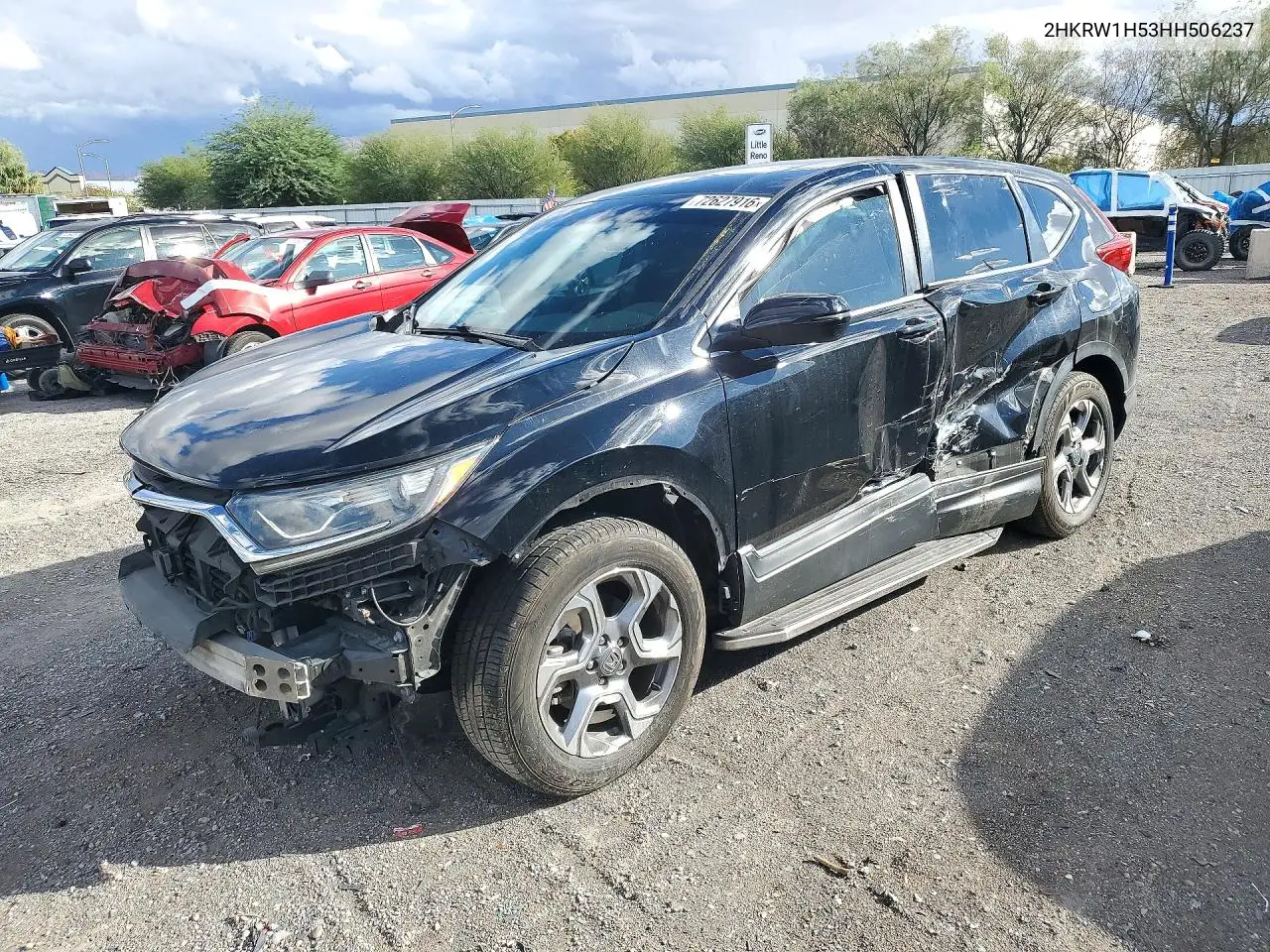 2HKRW1H53HH506237 Honda CR-V 2017 — повреждение Боковая часть, фото до ремонта