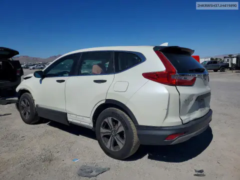 2018 Honda Cr-V Lx VIN 2HKRW5H37JH419890 фото 2