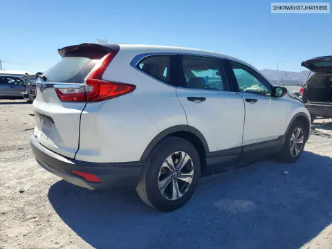 2018 Honda Cr-V Lx VIN 2HKRW5H37JH419890 фото 3