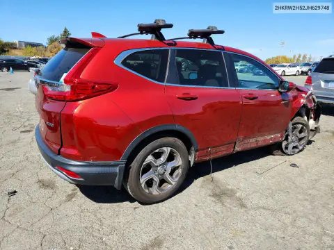 2018 Honda Cr-V Ex VIN 2HKRW2H52JH629748 фото 3